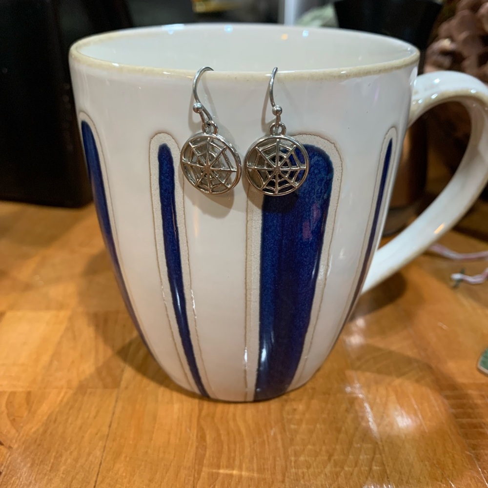 Spiderweb earrings